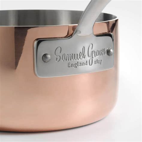 20cm Copper Induction Saucepan & Lid - Sir Gordon Bennett