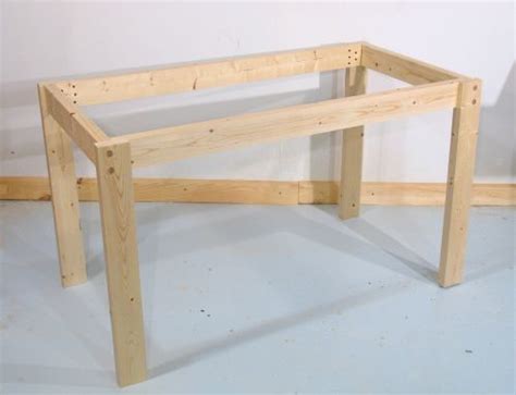 Simple table frame. | Build a table, Wood table diy, Diy furniture bedroom