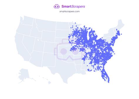 Numbers of BP gas stations in United States | SmartScrapers