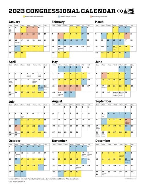 bryan metzger on Twitter: "Handy combined congressional calendar for 2023 via @CQRollCall https ...