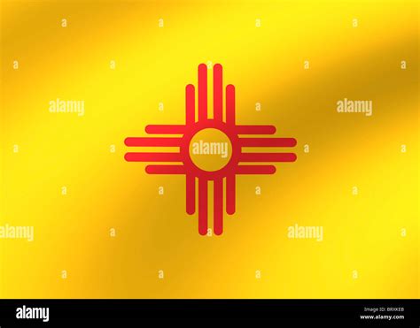 New Mexico flag Stock Photo - Alamy