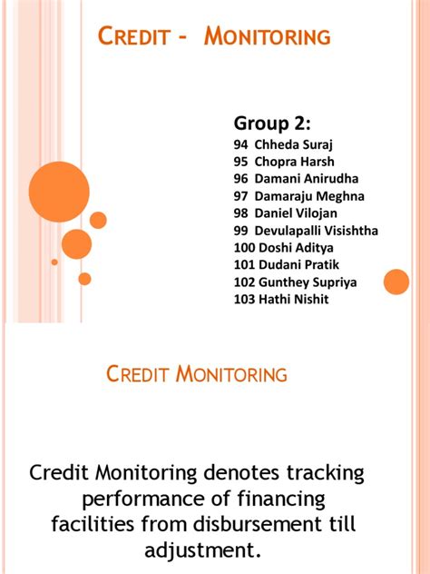 Credit Monitoring | PDF | Debits And Credits | Banks