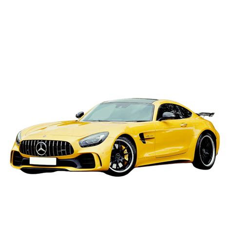 Mercedes Benz Amg Gt Yellow Free Png Image Download - Pngbazaar.com
