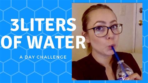 3 Liters of Water a Day Challenge - YouTube