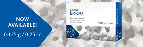 New Geistlich Bio-Oss® at Just the Right Amount | Aegis Dental Network