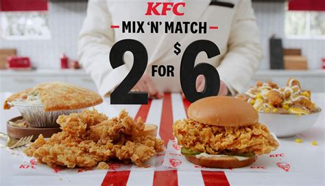 2 For $6 Mix And Match Deal Is Back At KFC - The Fast Food Post