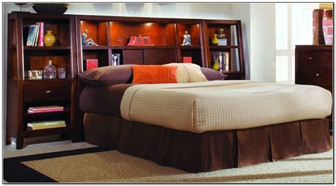 King Size Storage Bed With Bookcase Headboard | King size bed headboard, Bookcase headboard king ...