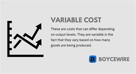 Variable Cost: (Definition, Formula & 4 Examples)