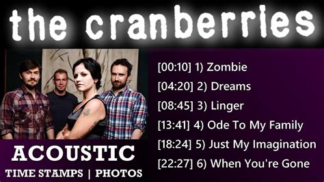 The Cranberries Acoustic Hits | Zombie, Linger, Ode To My Family - YouTube