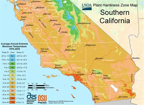 Usda Hardiness Zone Map California | Printable Maps