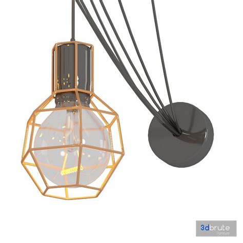 Spider Ceiling Lamp 3d model Buy Download 3dbrute