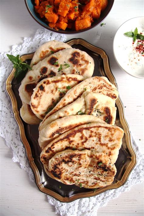 Soft Afghan Naan Bread with Yogurt and Nigella Seeds