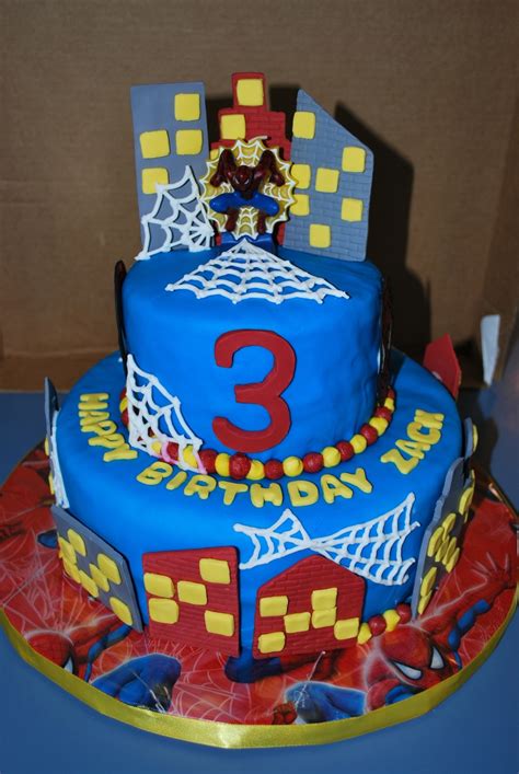 Spiderman 3Rd Birthday Cake - CakeCentral.com