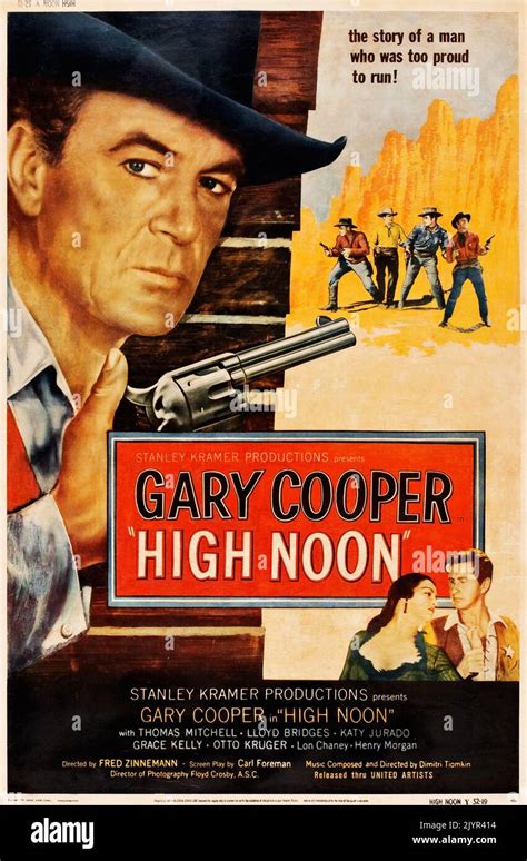 High Noon (United Artists, 1952). Vintage Film Poster feat Gary Cooper ...