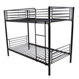 Topcobe Wood Bunk Bed Storage, Twin, Black - Walmart.com