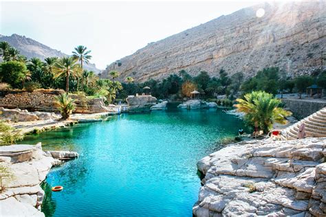 Desert Oasis Wadi Bani Khalid, Oman | High-Quality Nature Stock Photos ~ Creative Market