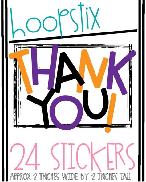 S31- Thank You Halloween - STICKER SHEET - HoopMama