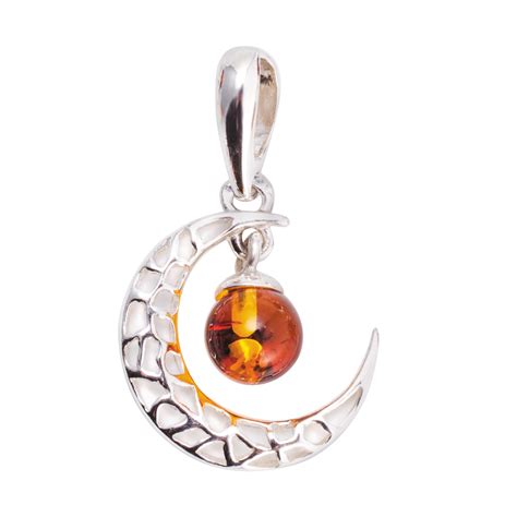 Amber Moon Pendant