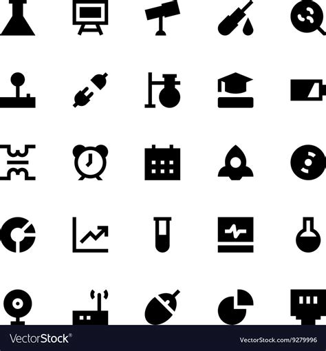 Science and technology icons 2 Royalty Free Vector Image