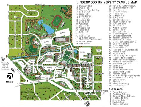 Campus Map for St. Charles | Lindenwood University