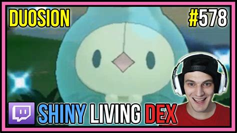 SHINY DUOSION AT 21 ENCOUNTERS! Shiny Living Dex #578 | Pokemon X and Y - YouTube