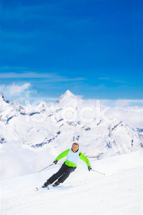 Giant Slalom Race - Snow Skiing Stock Photo | Royalty-Free | FreeImages