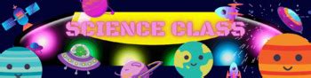 Science Classroom Banner - Space Theme by Dr B Science | TpT