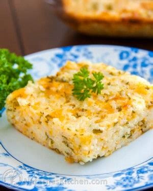 Parsley Rice Casserole Recipe - Natasha's Kitchen