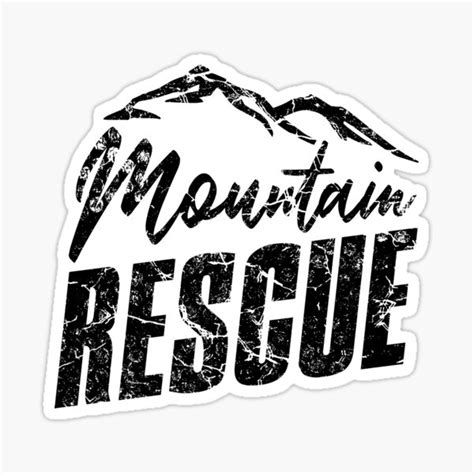 Mountain Rescue Stickers | Redbubble