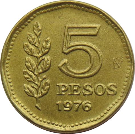 5 Pesos - Argentina – Numista