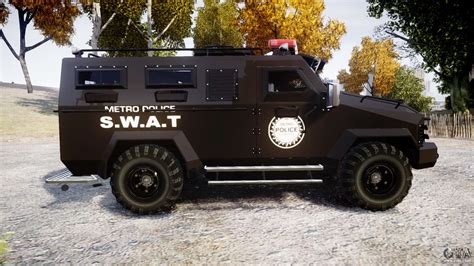 SWAT Van Metro Police [ELS] for GTA 4