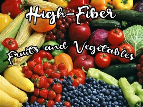 High-Fiber Fruits and Vegetables List | CalorieBee