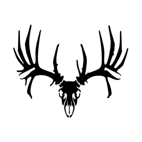 Whitetail Skull Decal