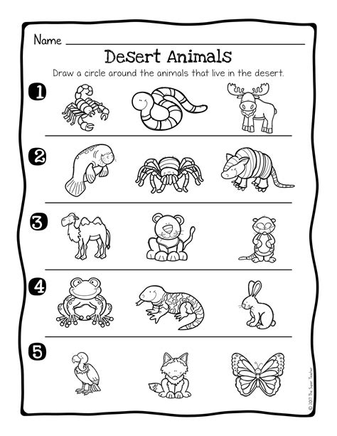 Animal Habitat Worksheet For Kindergarten | Kindergarten worksheets ...