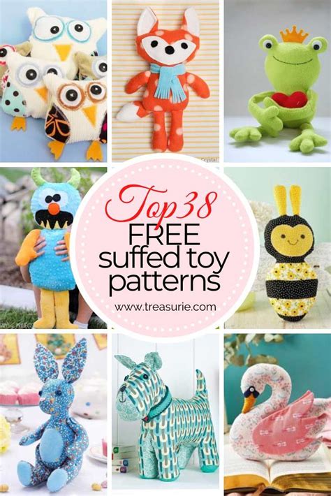 37+ Free Stuffed Animal Patterns - Best of the Best | Sewing stuffed animals, Stuffed toys ...