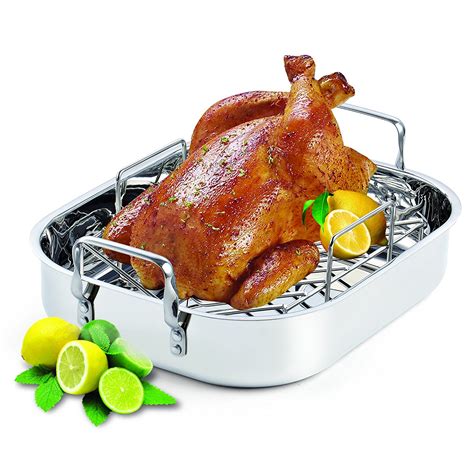 Calphalon Classic 16-Inch Roaster with Nonstick Rack - Walmart.com