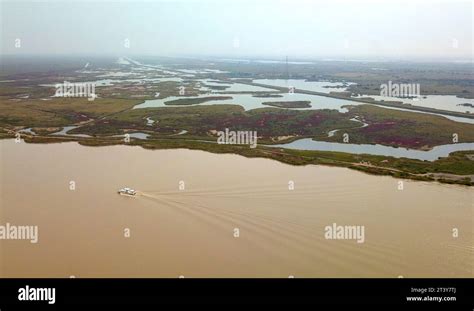 Beijing, China. 12th Oct, 2023. This aerial photo taken on Oct. 12 ...