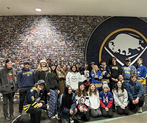 Depew High School Students Enjoy Sabres Game | Depew Union Free School District