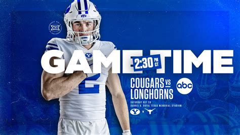 BYU at Texas football game set for 2:30 p.m. CT on ABC - BYU Athletics ...