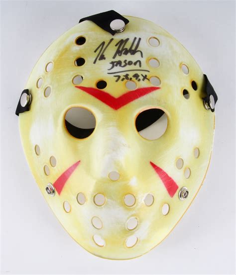 Kane Hodder Signed Jason "Friday the 13th" Hockey Mask Inscribed "Jason ...