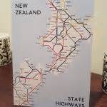 New Zealand State Highway Metro Map Prints for Sale!