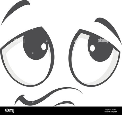 Grimacing face expression. Comic emotion. Cartoon emoji Stock Vector ...