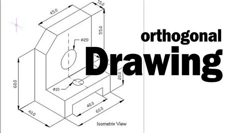 Orthogonal Drawing [Speed Art] - YouTube