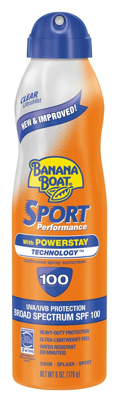 Banana Boat Sport UltraMist Sunscreen SPF 100 Continuous Spray, 6-Fluid Ounce | Banana boat ...