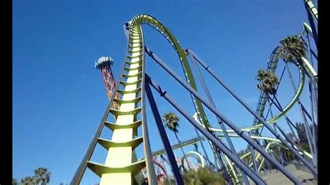 Medusa Pivothead POV Six Flags Discovery Kingdom Roller Coaster - YouTube