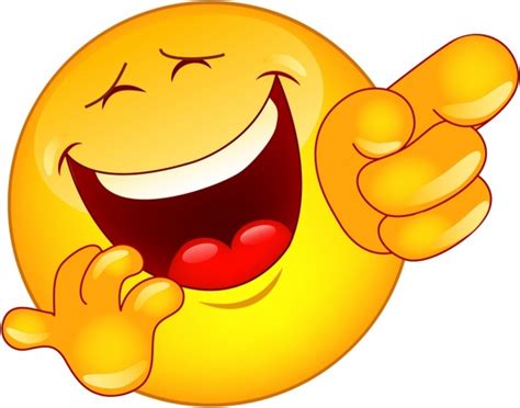 Laughing and pointing emoticon Vectors images graphic art designs in editable .ai .eps .svg .cdr ...