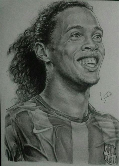 Ronaldinho gaúcho | Desenho realista, Desenho de rosto realista ...