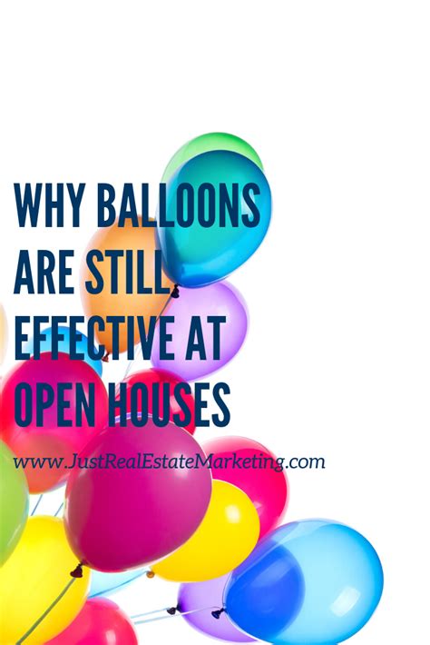 Make your open house stand out my having balloons guide the way. Read ...