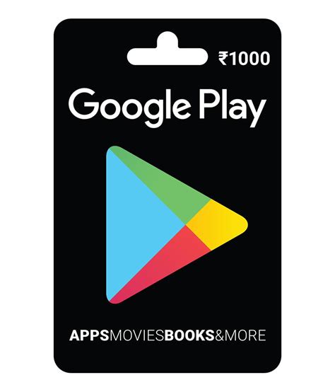 Buy Google Play Gift Card Rs. 1000 Online on Snapdeal