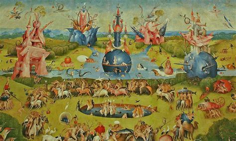 Garden of Earthly Delights, central panel detail 1 | Hieronymous bosch ...